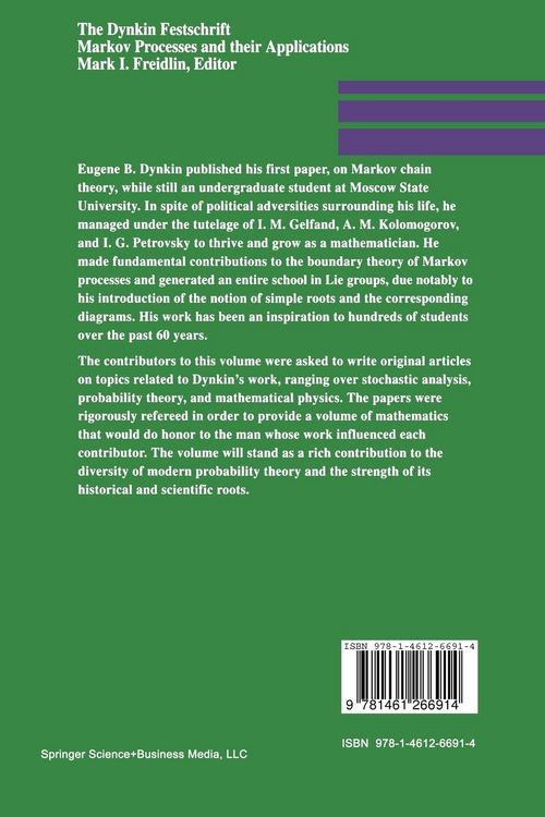Produktbild: The Dynkin Festschrift