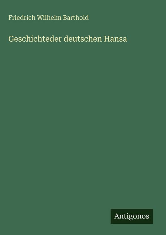 Produktbild: Geschichteder deutschen Hansa