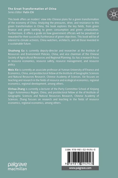 Produktbild: Green Transformation and Development