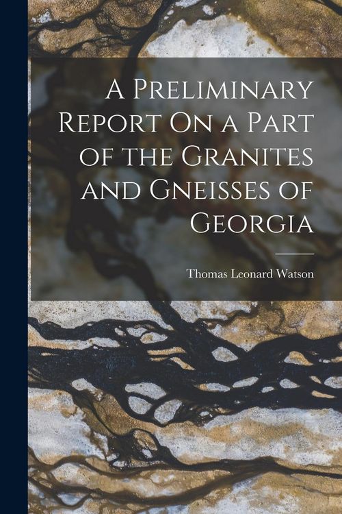 Produktbild: A Preliminary Report On a Part of the Granites and Gneisses of Georgia