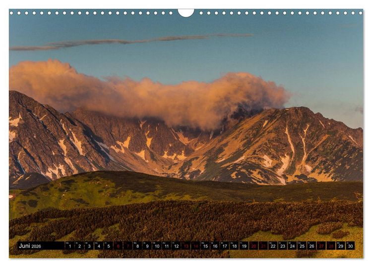 Produktbild: Berge. Polen (Wandkalender 2026 DIN A3 quer), CALVENDO Monatskalender