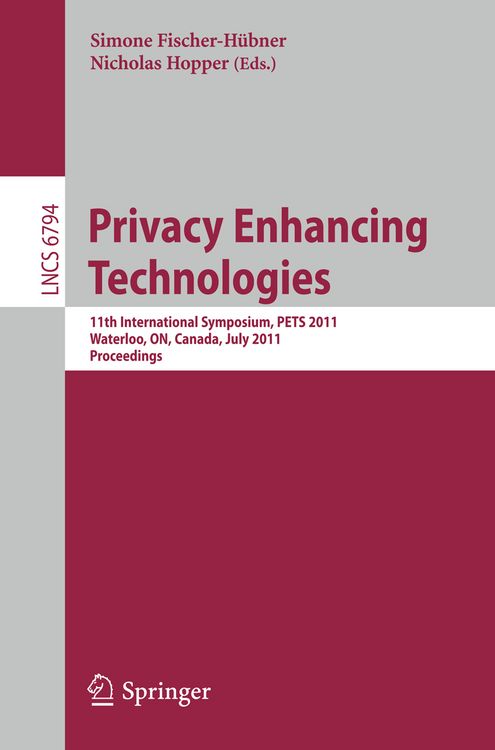 Produktbild: Privacy Enhancing Technologies