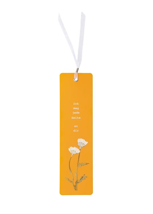 Produktbild: R&auml;der Blumenlesezeichen Ich mag jede Seite an dir