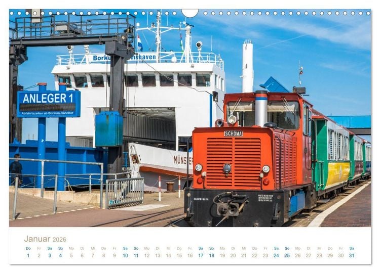 Produktbild: Meine Insel Borkum (Wandkalender 2026 DIN A3 quer), CALVENDO Monatskalender