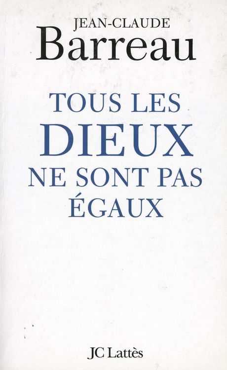 Produktbild: Tous les Dieux ne sont pas &eacute;gaux