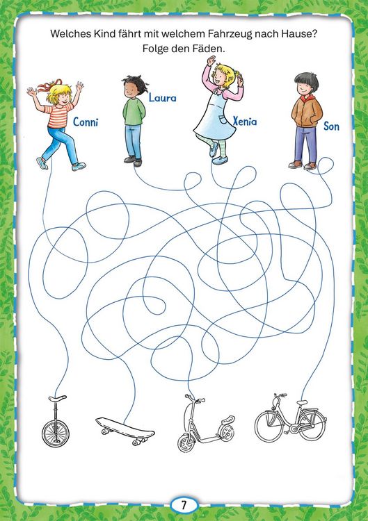Produktbild: Conni Gelbe Reihe (Besch&auml;ftigungsbuch): Herausgefunden! Labyrinthe-R&auml;tsel-Spa&szlig;