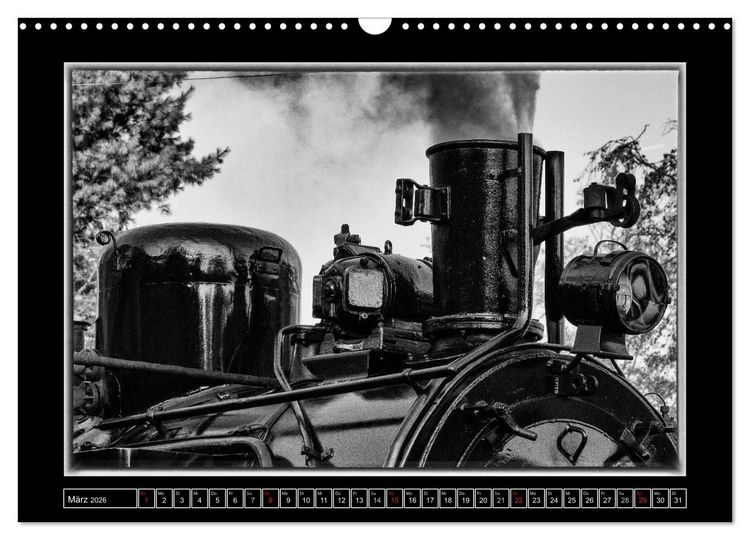 Produktbild: Unter Dampf - Mit der Pre&szlig;nitztalbahn durchs Erzgebirge (Wandkalender 2026 DIN A3 quer), CALVENDO Monatskalender