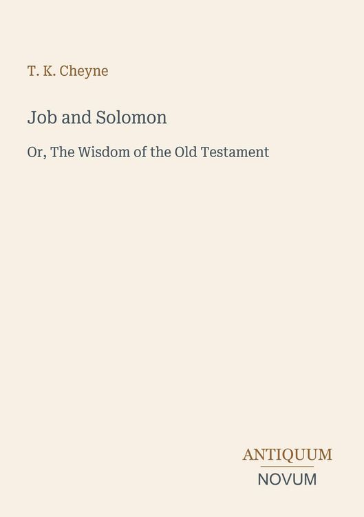 Produktbild: Job and Solomon