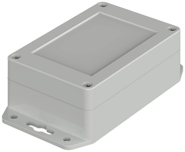 Produktbild: Bopla Euromas X, XT 110704 WL 7035 07811074 Flansch-Geh&auml;use 105 x 70 x 40 ABS Lichtgrau (RAL 7035) 1 St.