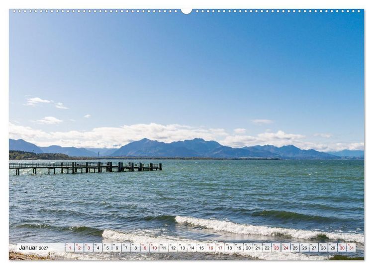 Produktbild: Urlaubsregion Bayern (Wandkalender 2027 DIN A2 quer), CALVENDO Monatskalender
