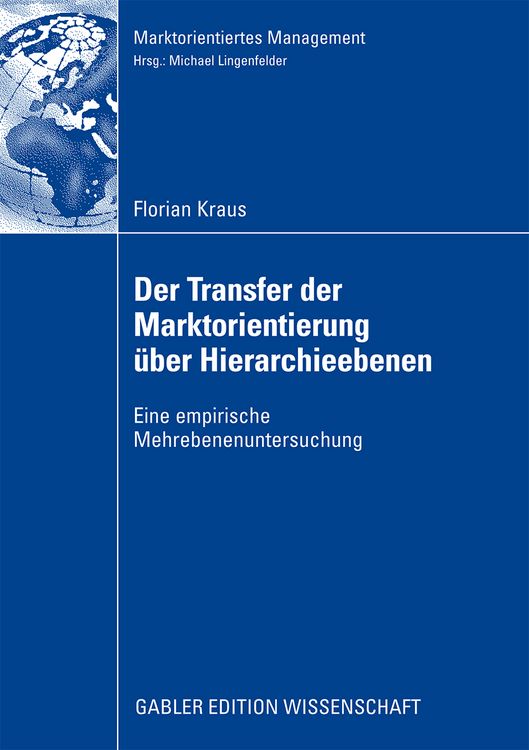 Produktbild: Der Transfer der Marktorientierung &uuml;ber Hierarchieebenen