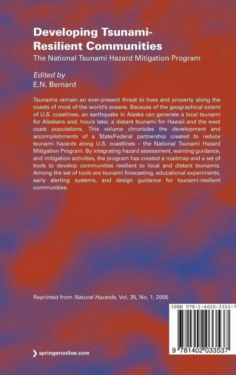 Produktbild: Developing Tsunami-Resilient Communities
