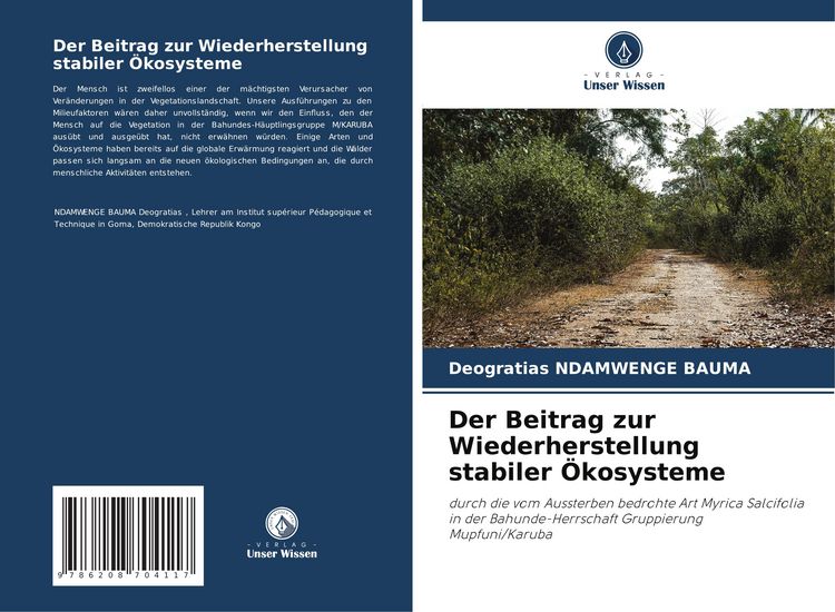 Produktbild: Der Beitrag zur Wiederherstellung stabiler &Ouml;kosysteme