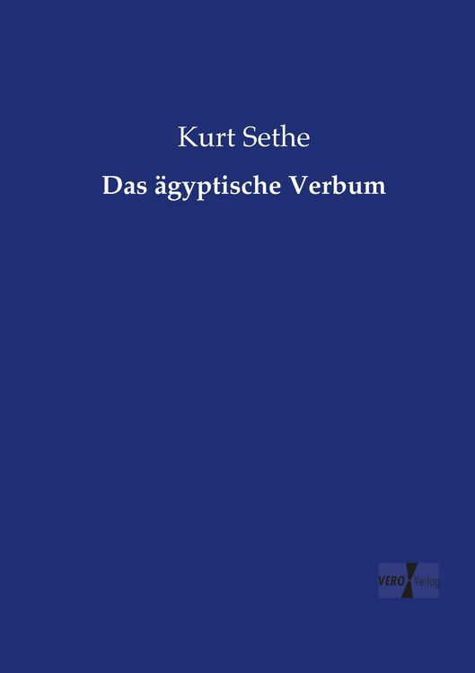 Produktbild: Das &auml;gyptische Verbum