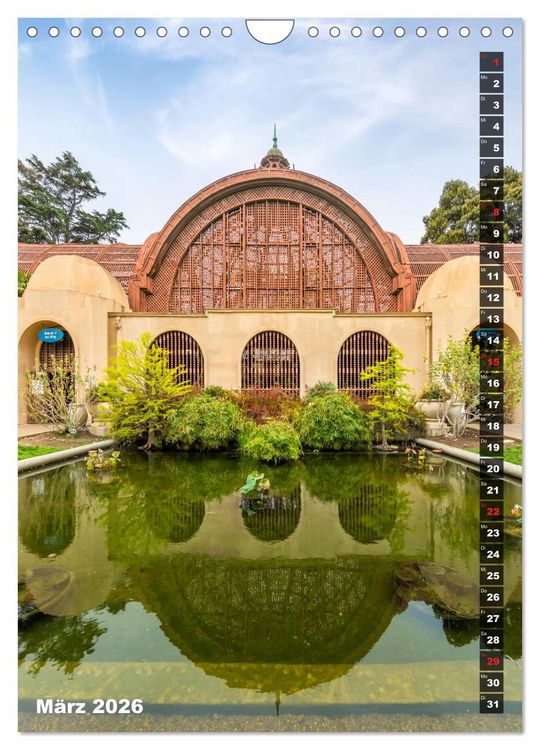 Produktbild: SAN DIEGO K&uuml;stenmetropole mit Flair (Wandkalender 2026 DIN A4 hoch), CALVENDO Monatskalender
