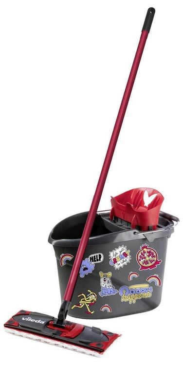 Produktbild: Vileda 183753 ULTRAMAX MY STYLE Box - Dirt is Good Bodenwischer-Set Anthrazit, Rot 1St.