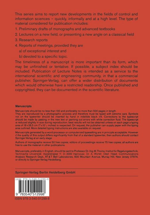 Produktbild: Stochastic Differential Systems