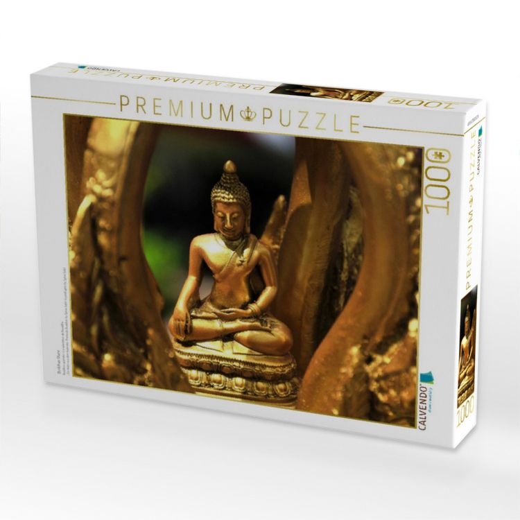 Produktbild: CALVENDO Puzzle Buddhas Glanz | 1000 Teile Lege-Gr&ouml;&szlig;e 64x48cm Foto-Puzzle f&uuml;r gl&uuml;ckliche Stunden