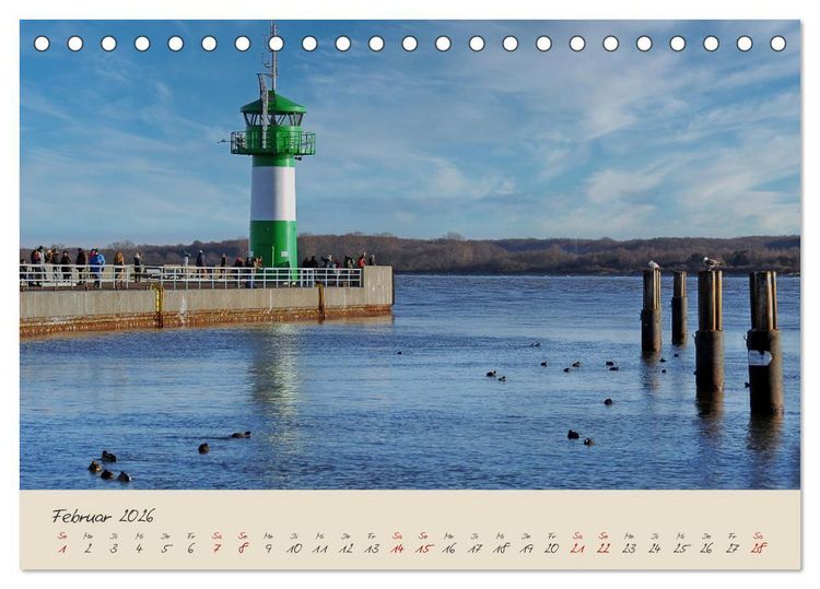 Produktbild: Liebenswertes Travem&uuml;de (Tischkalender 2026 DIN A5 quer), CALVENDO Monatskalender