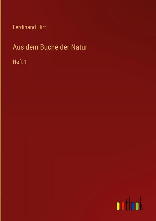 Produktbild: Aus dem Buche der Natur