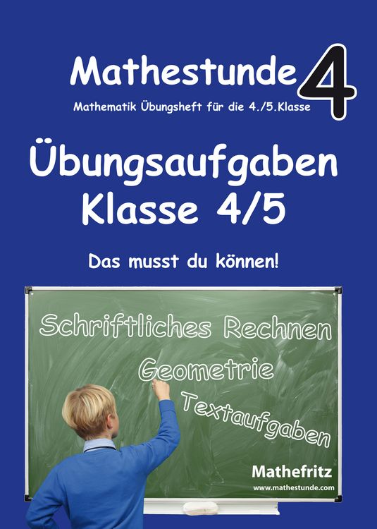 Produktbild: Mathestunde 4 - &Uuml;bungsaufgaben Klasse 4/5