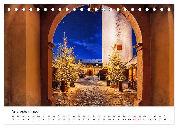 Produktbild: Bad Homburg Schlossblick (Tischkalender 2027 DIN A5 quer), CALVENDO Monatskalender