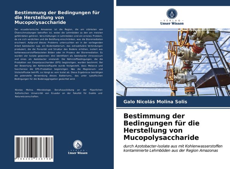 Produktbild: Bestimmung der Bedingungen f&uuml;r die Herstellung von Mucopolysaccharide