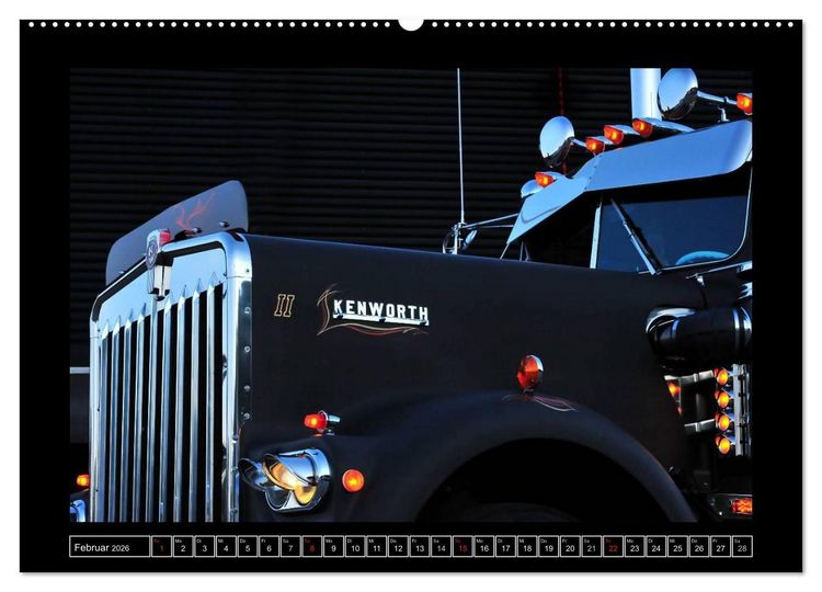 Produktbild: Kenworth W900A EXTHD (hochwertiger Premium Wandkalender 2026 DIN A2 quer), Kunstdruck in Hochglanz