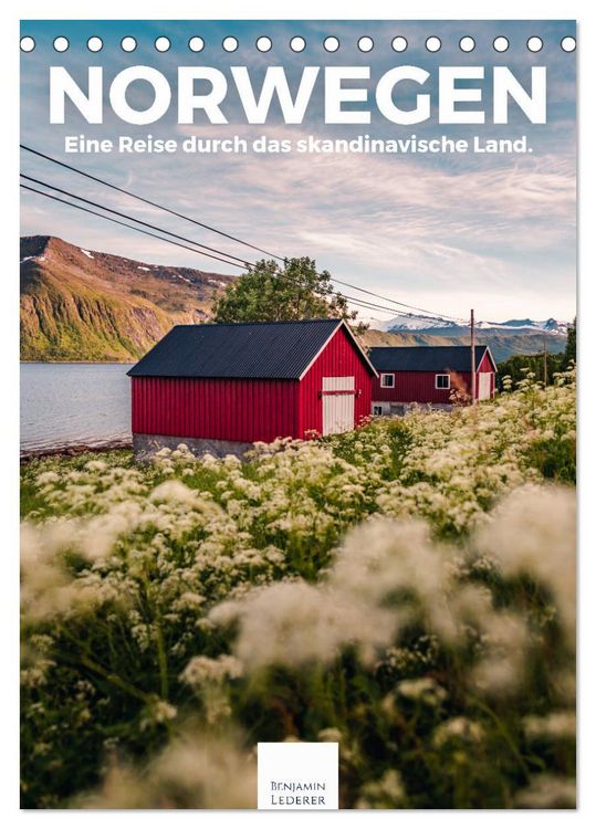Produktbild: Norwegen - Eine Reise durch das skandinavische Land. (Tischkalender 2026 DIN A5 hoch), CALVENDO Monatskalender