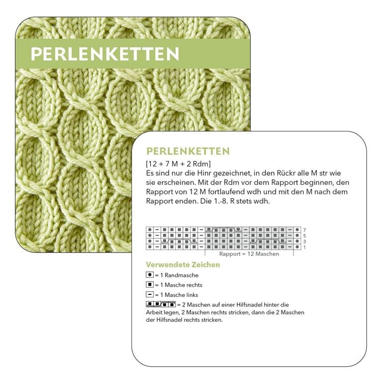 Produktbild: 66x Strickmuster Kartenset