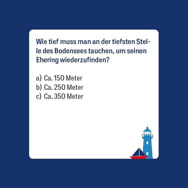 Produktbild: Bodensee-Quiz (Neuauflage)