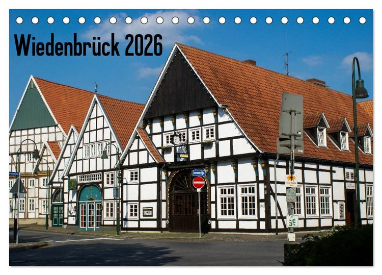Produktbild: Wiedenbr&uuml;ck 2026 (Tischkalender 2026 DIN A5 quer), CALVENDO Monatskalender