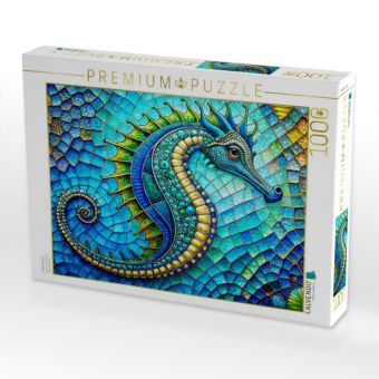 Produktbild: CALVENDO Puzzle Seepferdchen | 1000 Teile Lege-Gr&ouml;&szlig;e 64x48cm Foto-Puzzle f&uuml;r gl&uuml;ckliche Stunden