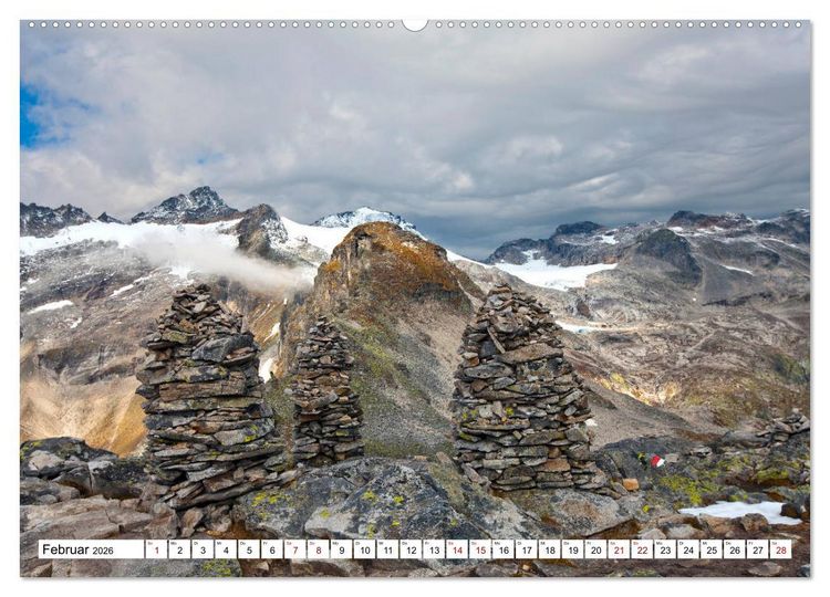 Produktbild: Kraftpl&auml;tze in den Bergen (Wandkalender 2026 DIN A2 quer), CALVENDO Monatskalender