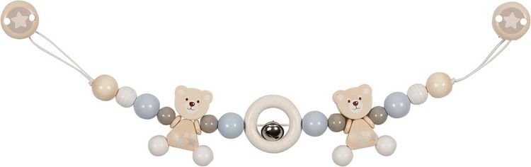 Produktbild: Kinderwagenkette B&auml;r mit Clips
