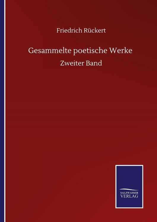 Produktbild: Gesammelte poetische Werke