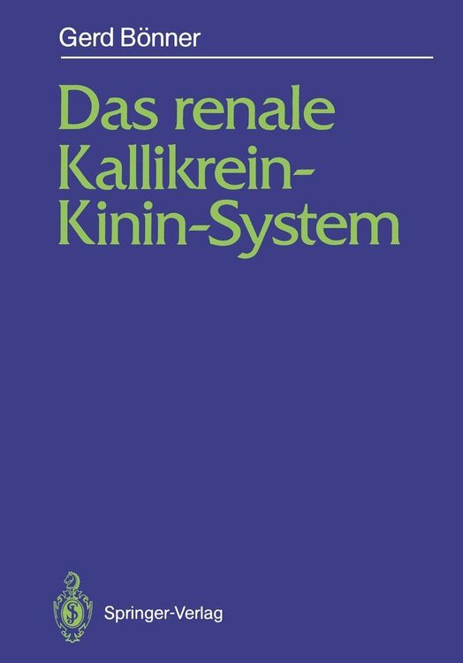 Produktbild: Das renale Kallikrein-Kinin-System