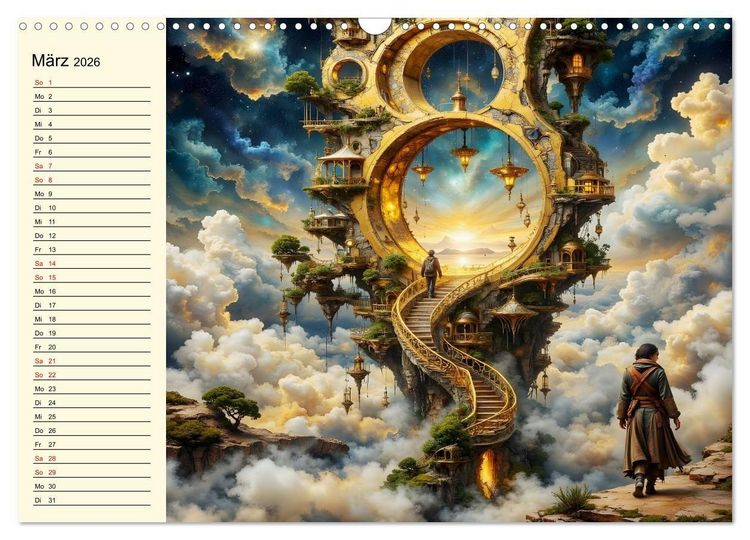 Produktbild: Flucht ins Wunder (Wandkalender 2026 DIN A3 quer), CALVENDO Monatskalender