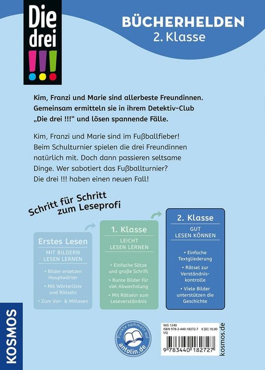 Produktbild: Die drei !!!, B&uuml;cherhelden 2. Klasse, Falsches Spiel beim Fu&szlig;ball