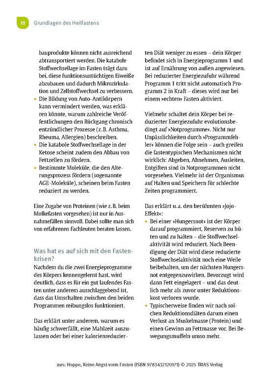 Produktbild: Keine Angst vorm Fasten