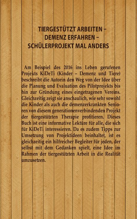 Produktbild: Tiergest&uuml;tzt arbeiten &ndash; Demenz erfahren &ndash; Sch&uuml;lerprojekt mal anders