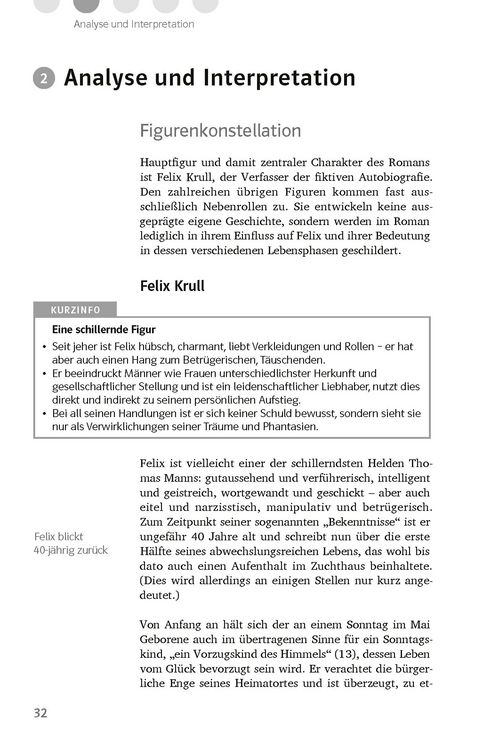 Produktbild: Klett Lekt&uuml;rehilfen Thomas Mann, Bekenntnisse des Hochstaplers Felix Krull