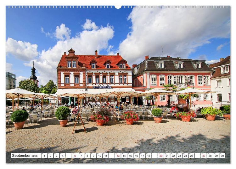 Produktbild: Sommer in Schwetzingen von Karin Vahlberg Ruf und Petrus Bodenstaff (Wandkalender 2026 DIN A2 quer), CALVENDO Monatskalender