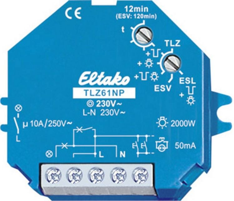 Produktbild: Eltako 61100102 Treppenlichtzeitschalter Einbau 230 V/AC