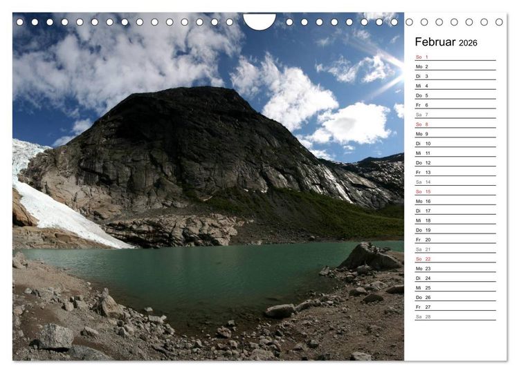 Produktbild: Norwegen und seine Sch&ouml;nheiten 2026 (Wandkalender 2026 DIN A4 quer), CALVENDO Monatskalender