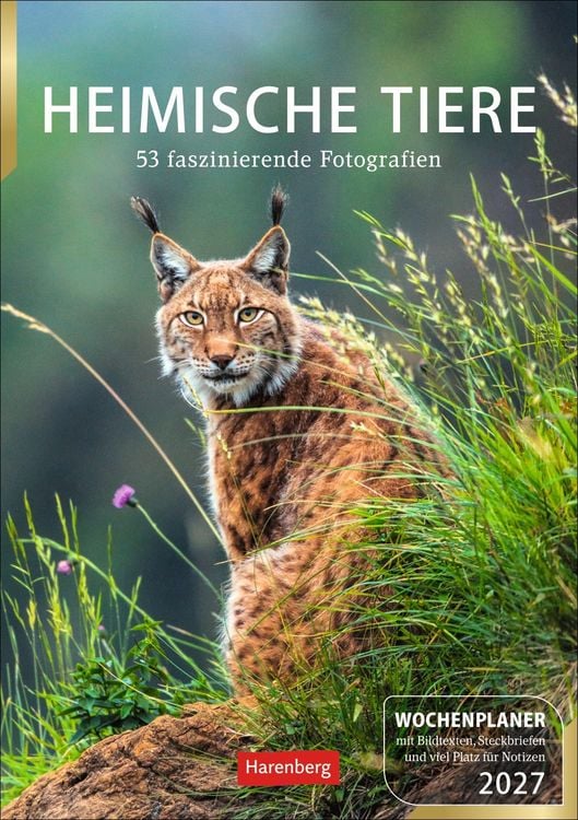 Produktbild: Heimische Tiere Wochenplaner 2027 - 53 faszinierende Fotografien