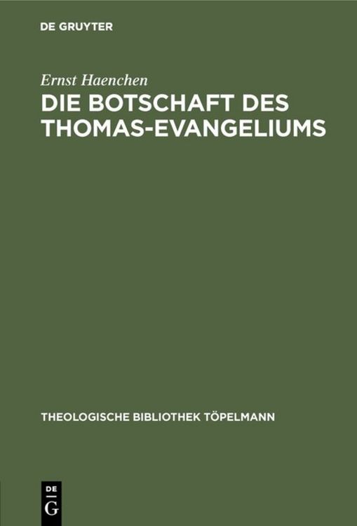 Produktbild: Die Botschaft des Thomas-Evangeliums