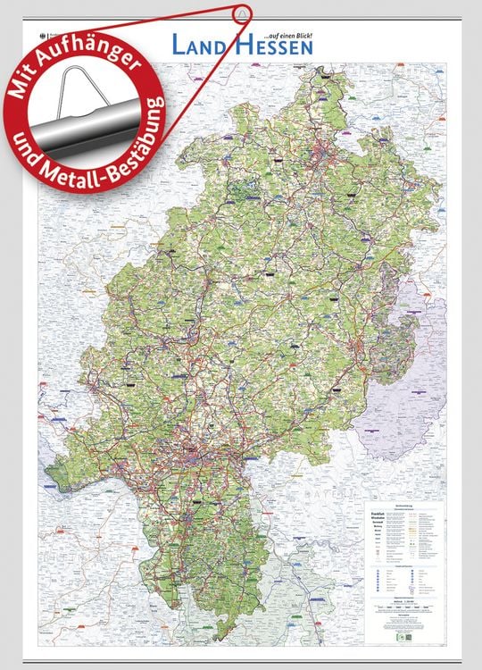 Produktbild: Land Hessen auf einen Blick!