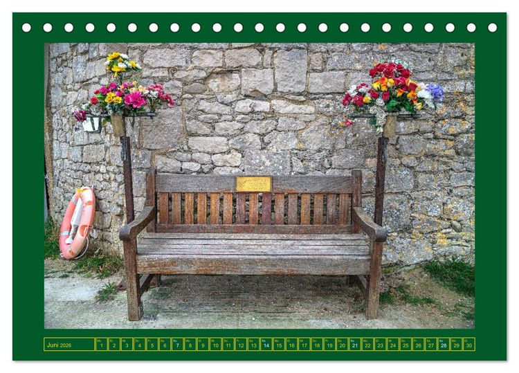 Produktbild: Rundreise: Dorset in sieben Tagen (Tischkalender 2026 DIN A5 quer), CALVENDO Monatskalender
