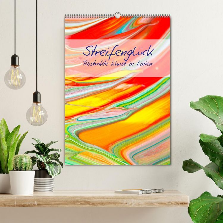 Produktbild: Streifengl&uuml;ck (Wandkalender 2026 DIN A2 hoch), CALVENDO Monatskalender